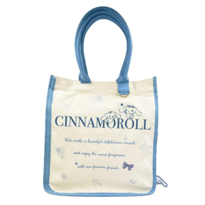 San-X Cinnamoroll Canvas-Tragetasche – Robuste Tragetasche mit Sanrio-Figuren