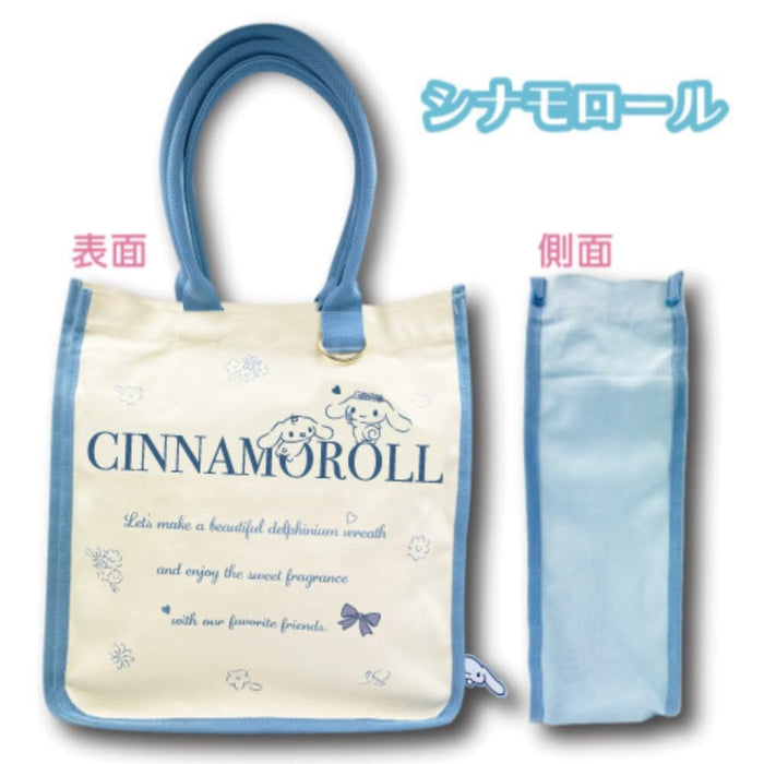 San-X Cinnamoroll Canvas-Tragetasche – Robuste Tragetasche mit Sanrio-Figuren