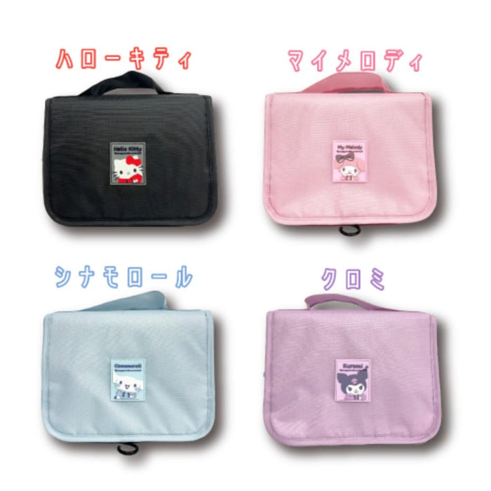 San-X My Melody Hatayama Shoji Travel Pouch with Hook 18.5x22.5x8.5cm