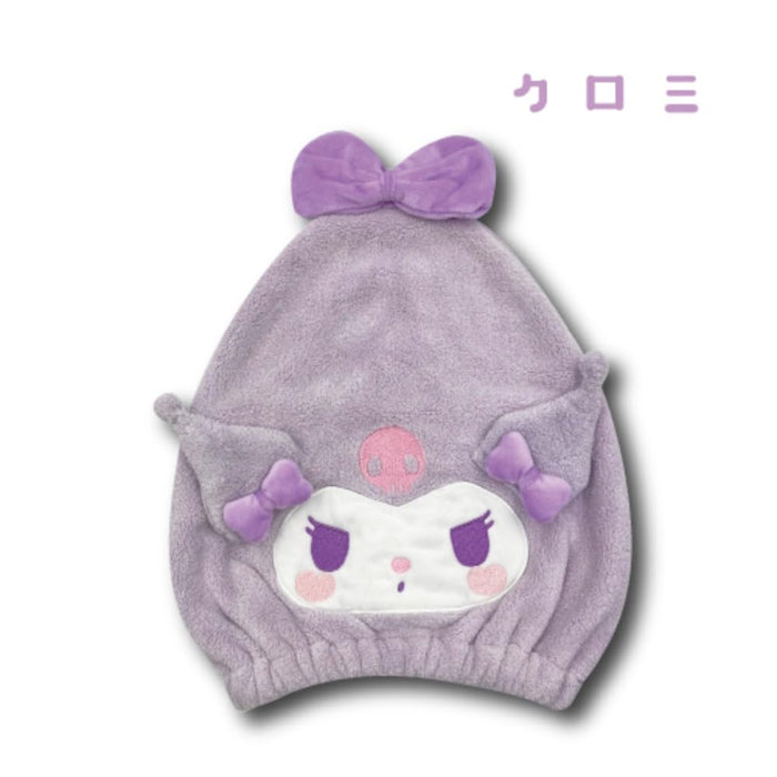 San-X Kuromi Triangle Hair Cap with Lovely Ribbon H30 x W20Cm