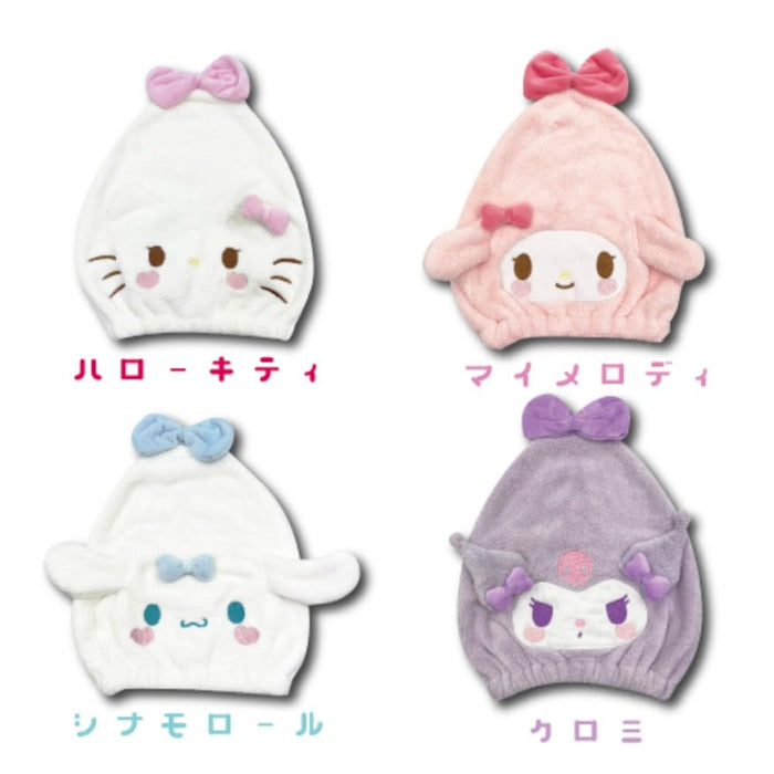 San-X Kuromi Triangle Hair Cap with Lovely Ribbon H30 x W20Cm