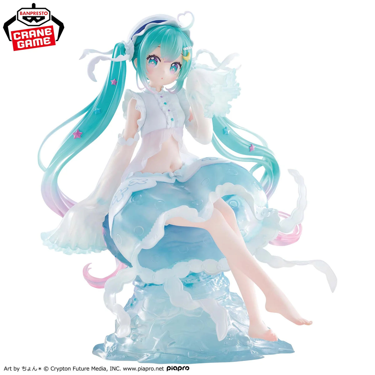Banpresto Hatsune Miku Clear Luxe Jellyfish Evolve Figure 7.9in