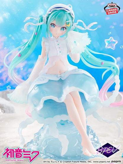 Banpresto Hatsune Miku Clear Luxe Jellyfish Evolve Figure 7.9in