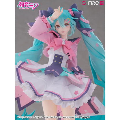 SEGA S-FIRE Hatsune Miku New School Year PVC 23cm Sakura Base Figure