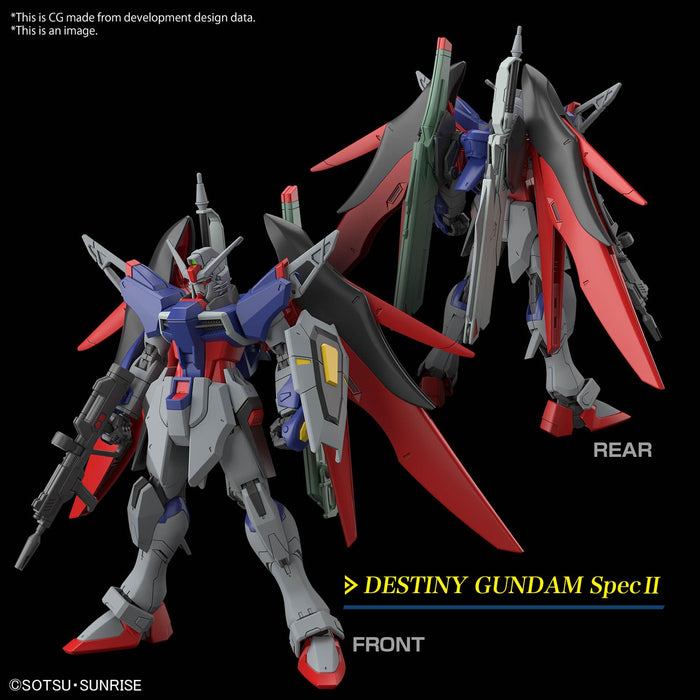 Bandai Hg 1/144 Destiny Gundam Seed Freedom Spec II with Zeus Silhouette Model Kit