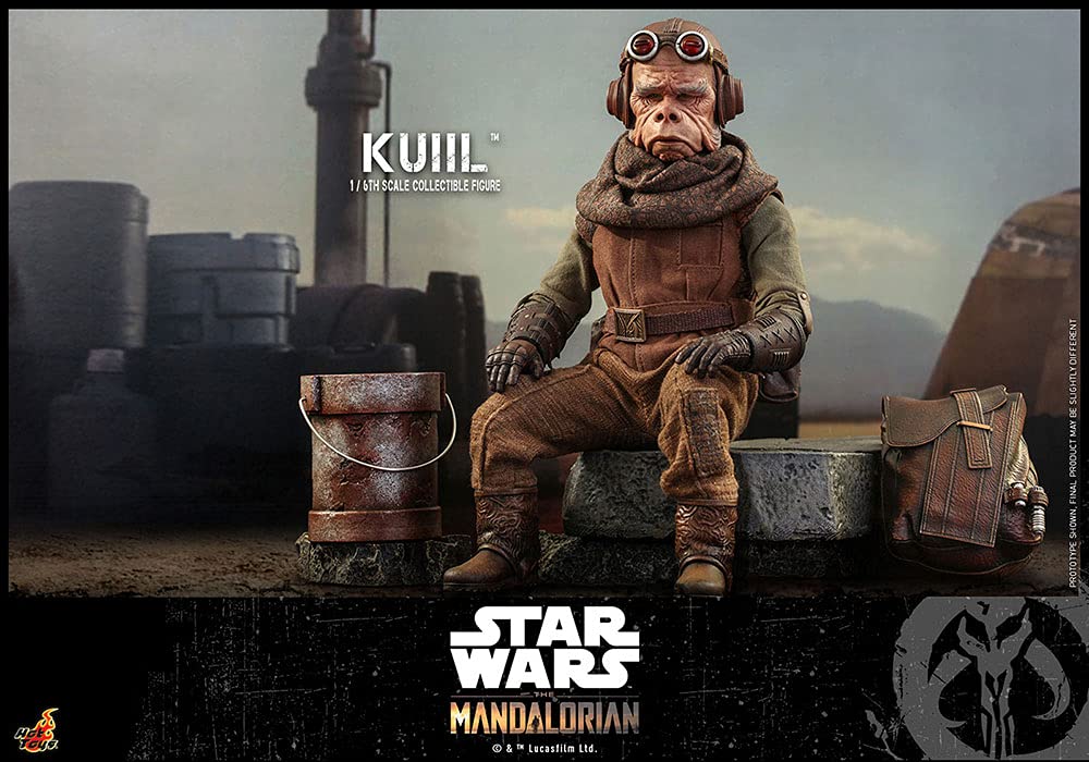 Hot Toys Star Wars Mandalorian Kuiil 1/6 Scale Brown Figure