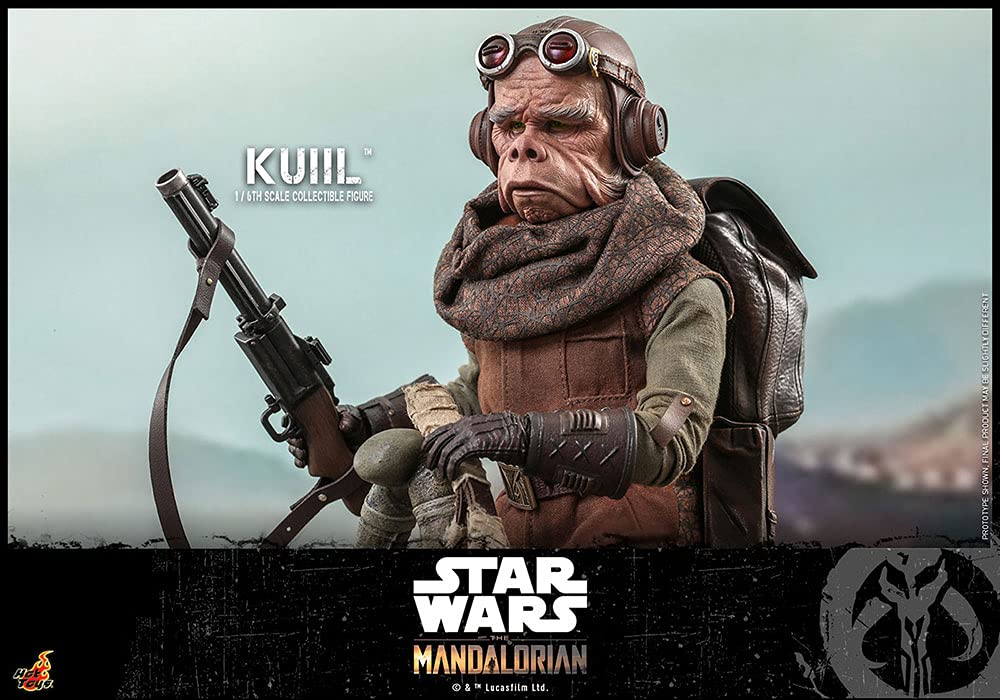Hot Toys Star Wars Mandalorian Kuiil 1/6 Scale Brown Figure