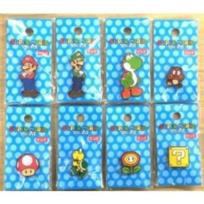 Sanei Boeki Ishikawa Toys Super Mario Luigi Pin - Collectible Mario Series