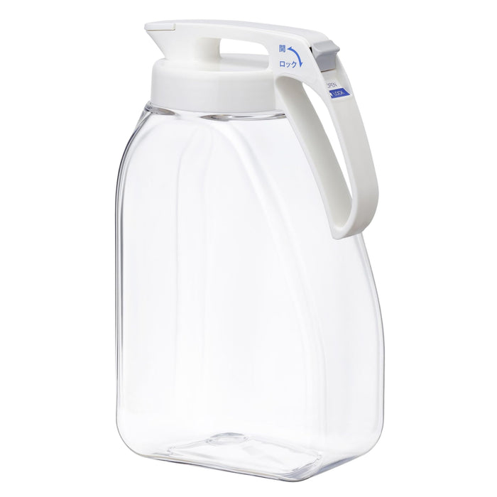 Iwasaki Industries 3.0L Cold Water Bottle Seamless Pitcher Hot Water Safe White Japan