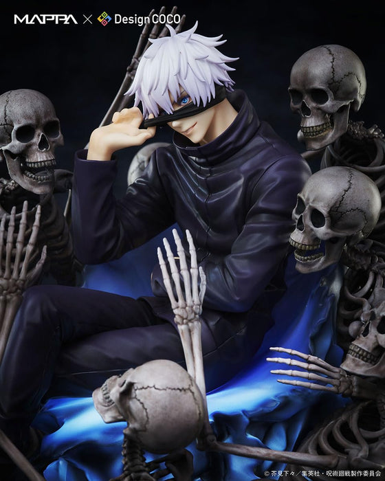 Design Coco Mappa Gojou Satoru Figurine à l'échelle 1/7 Jujutsu Kaisen à collectionner