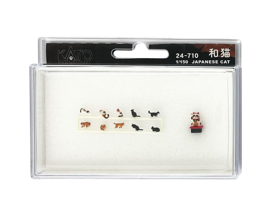 KATO 1/150 Japanese Cat Diorama Supplies 24-710 Model Kit