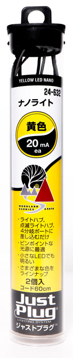 Kato Just Plug Yellow Nano Light 2er-Pack - Modelleisenbahnzubehör