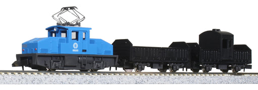 Kato N Gauge Chibi-Totsu Blue Freight Train Railway Model Electric Locomotive