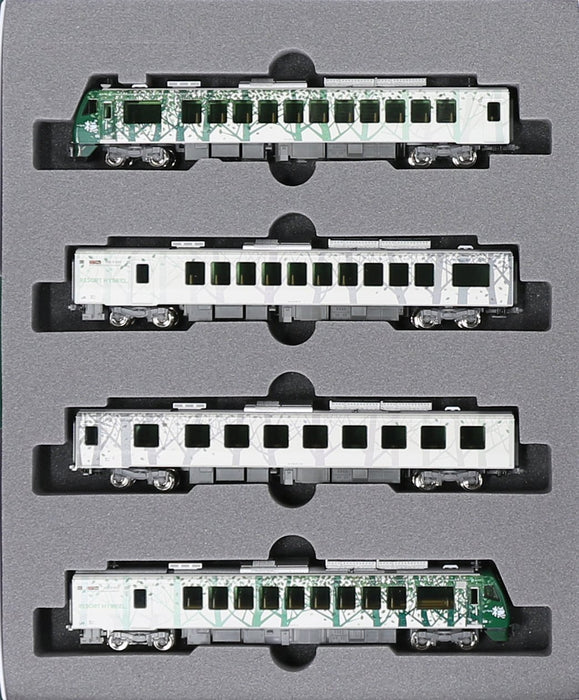 KATO N Gauge HB-E300 Series Resort Shirakami Diecast 4-Car Set Model 10-2073