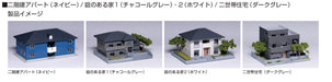 KATO Diorama: N Gauge House With Garden Charcoal Gray Model 23-403D