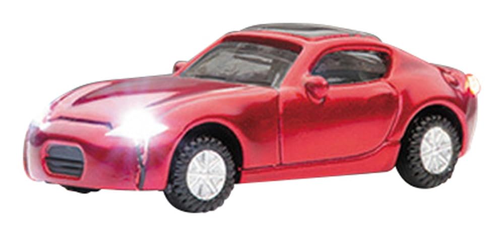 Voiture de sport rouge Kato N Gauge Just Plug 24-681A Diorama Supplies