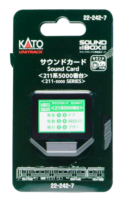 Kato N Gauge 211 Series 5000 Railway Model Sound Card 22-242-7