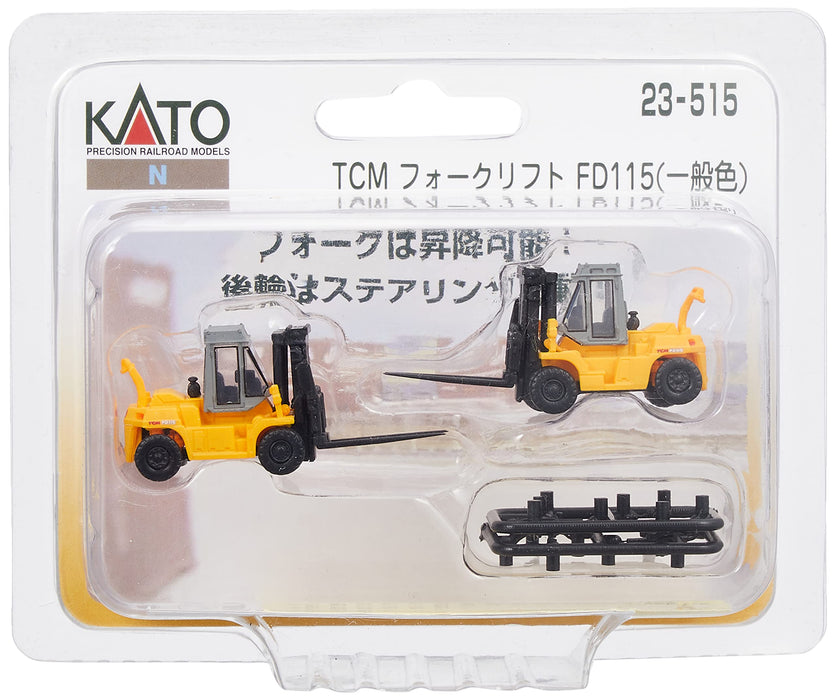 Kato N Gauge Tcm Forklift Fd115 Railway Model - 23-515 General Color