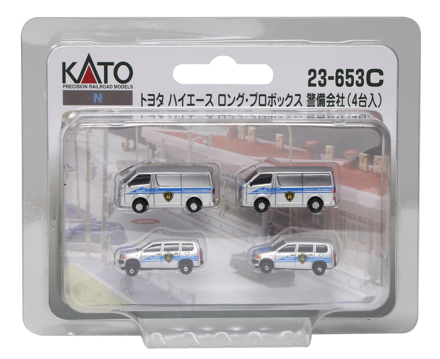 Kato N Gauge Toyota Hiace Probox Security Company 4 unités 23-653C modèle fournitures