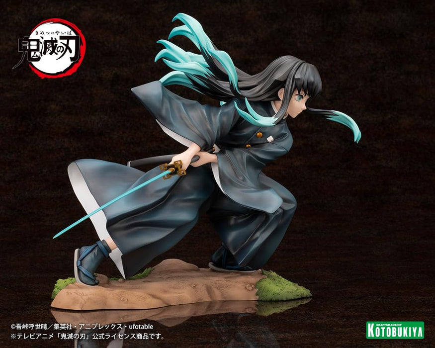 Kotobukiya Kimetsu No Yaiba Artfx J Tokitou Muichirou 1/8 Scale Figure