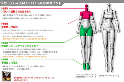 Kotobukiya Megami Device Msg 02 Skin Color B 20mm 1/1 Scale Model Kit