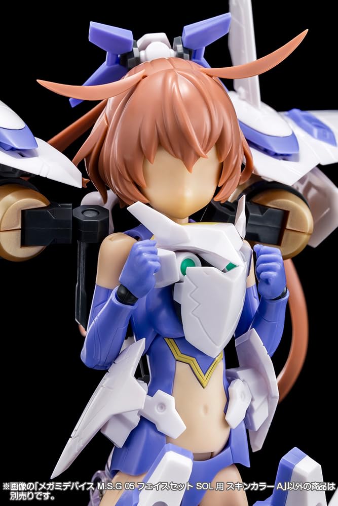 Kotobukiya Megami Device Msg 05 Face Set Sol Skin Color A 19mm Model Kit- Japan Figure Store - #1 Bring To You The Best Japanese Goods
