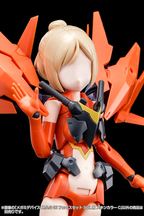 Kotobukiya Megami Device Face Set Sol Skin Color C 1/1 Scale Model 19mm- Japan Figure Store - #1 Bring To You The Best Japanese Goods