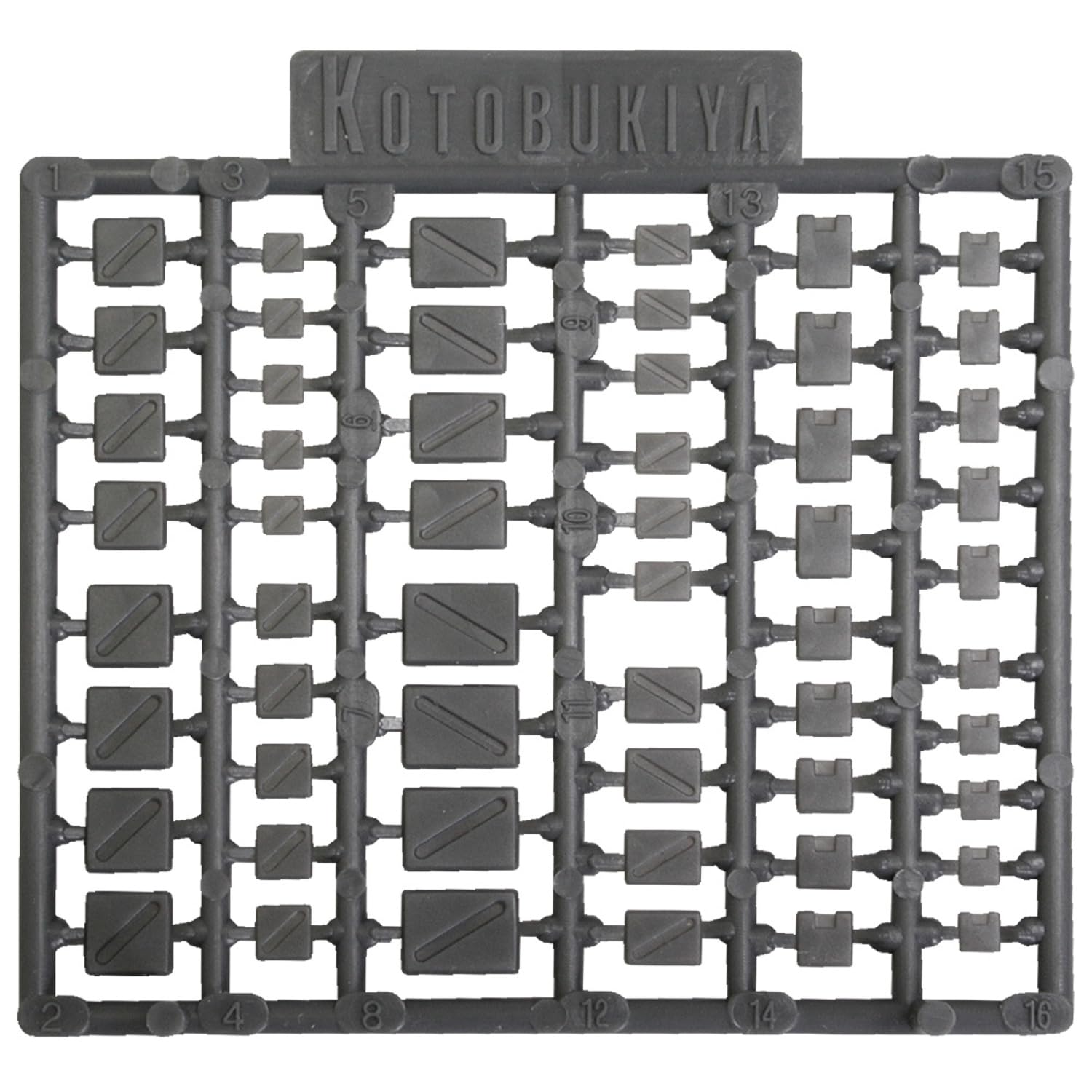Kotobukiya Msg Plastic Unit P124 Square Mold Non-Scale Model Kit- Japan Figure Store - #1 Bring To You The Best Japanese Goods