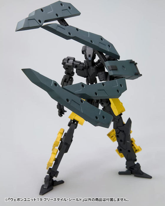 Kotobukiya Msg Weapon Unit 19 Bouclier Freestyle 110 mm Modèle en plastique