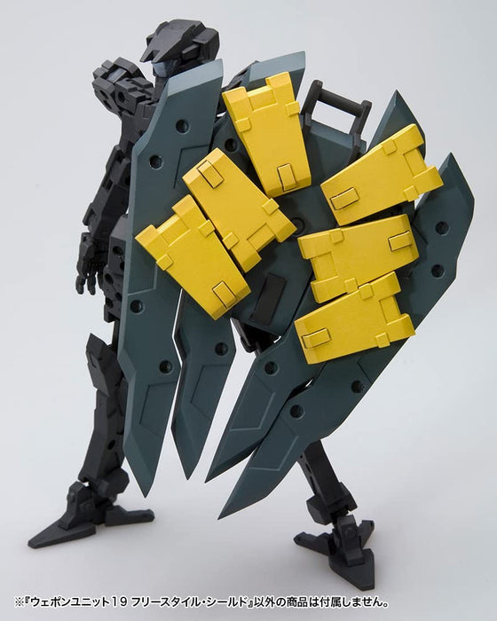 Kotobukiya Msg Weapon Unit 19 Bouclier Freestyle 110 mm Modèle en plastique