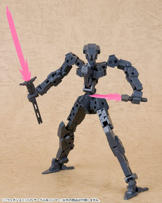 Kotobukiya Msg Sabre Hammer Weapon Unit 25 Modèle en plastique 215 mm Non-échelle