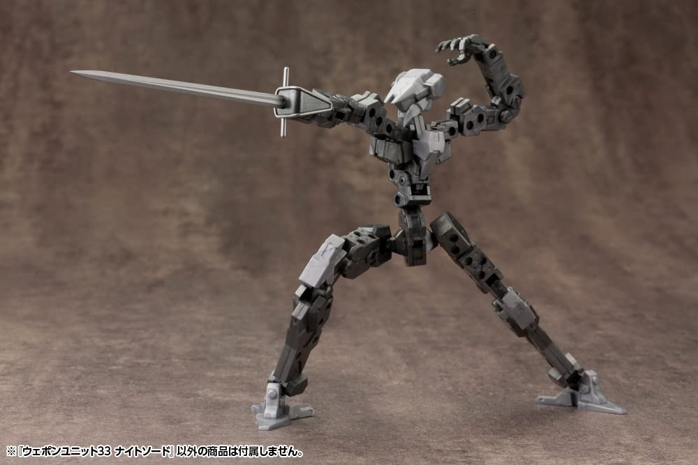 Modèle en plastique non-échelle de l'épée de chevalier Kotobukiya Msg Weapon Unit 33 89 mm