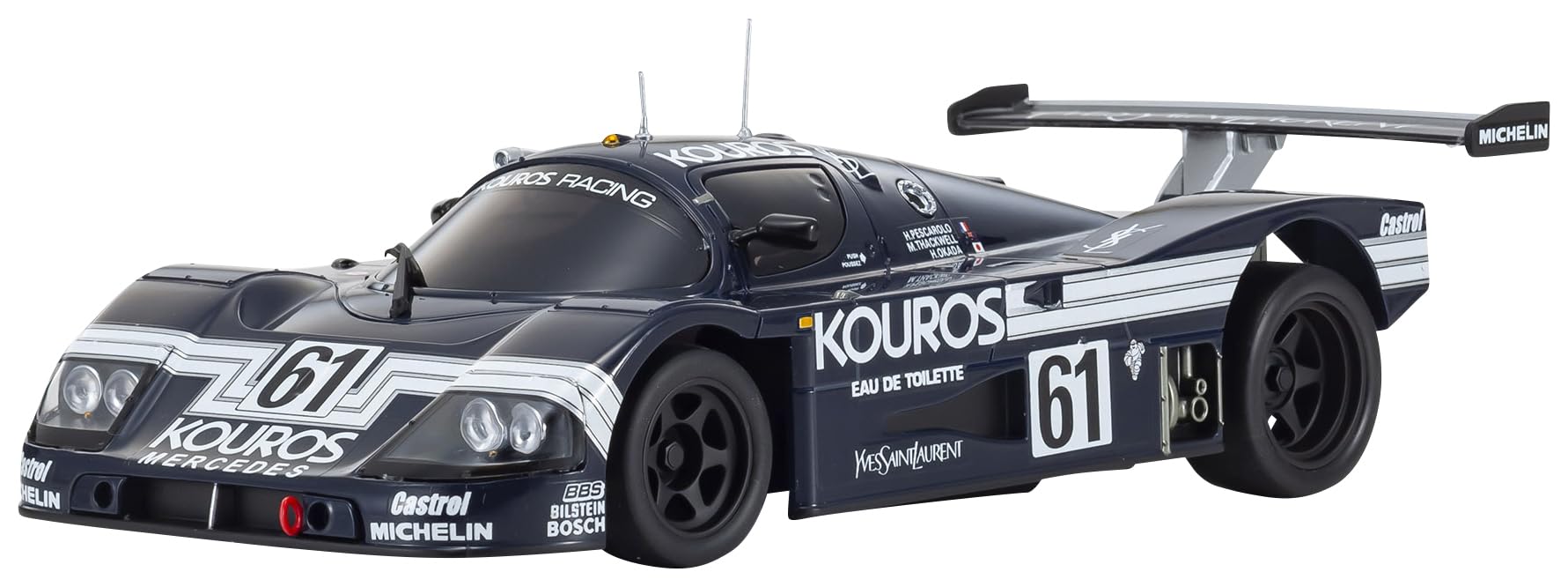 Kyosho Mini-Z Body Asc MR04W Sauber-Mercedes Gruppe C9 No.61 LM1988 MZP345KR