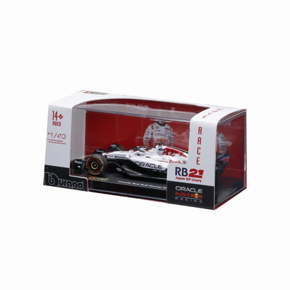 Kyosho Burago 1/43 Scale Red Bull Racing RB21 2025 Japanese GP Model Verstappen