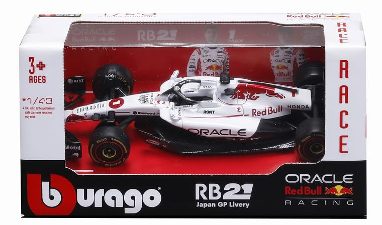 Kyosho Burago 1/43 Oracle Red Bull RB21 2025 Japanese GP Verstappen Mo