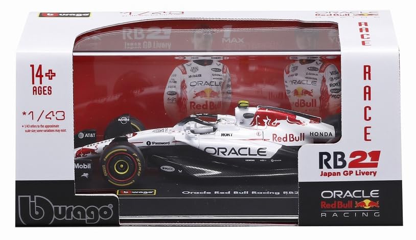 Kyosho Burago 1/43 Red Bull RB21 2025 Japanese GP Y. Tsunoda Model