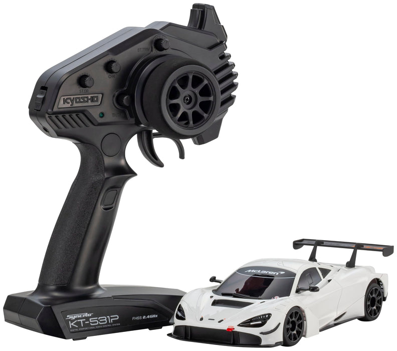 Kyosho Mr04Rwd McLaren 720S GT3 White Electric RC Car 32364W