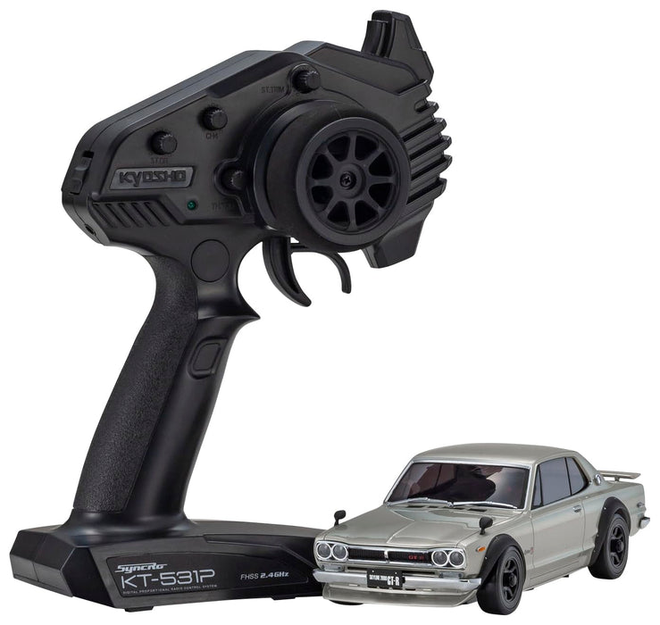 Kyosho Mr04Rwd Electric RC Skyline GT-R Silver 2WD 32359S