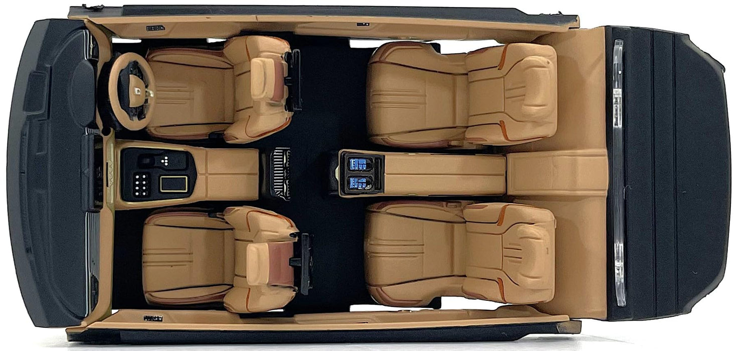 Kyosho 1/43 Scale Toyota Century Gray Model with Mid-Brown Interior Ks03926G