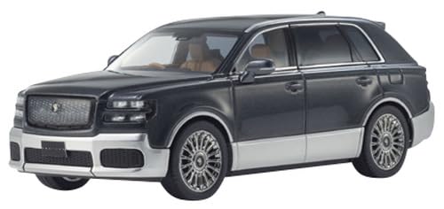 Kyosho 1/43 Toyota Century Reimei Gray Silver Mid-Brown Interior Model Ks03926Gs