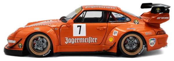 Kyosho Solido 1/18 RWB Kit 2020 Orange Diecast Model Car S1808506