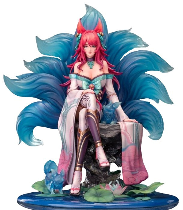 Figurine Myethos Ahri Spirit Blossom à l'échelle 1/7 de League of Legends à collectionner