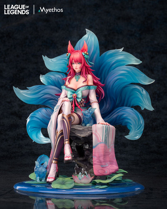 Figurine Myethos Ahri Spirit Blossom à l'échelle 1/7 de League of Legends à collectionner