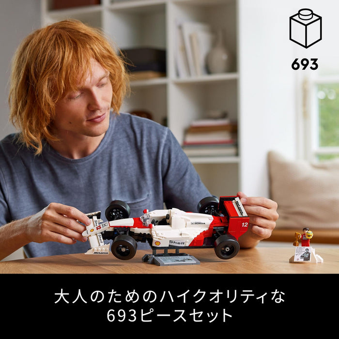 Lego Icon McLaren MP4/4 Ayrton Senna F1 Modellauto-Spielzeug 10330 für Erwachsene