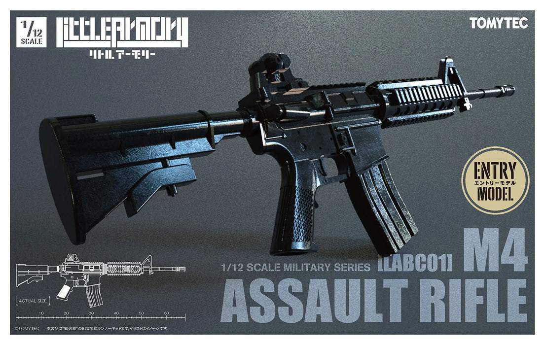 TOMYTEC Military Series 1/12 Little Armory Labc01 M4 Assault Rifle Plastic Model- Japan Figure Store - #1 Bring To You The Best Japanese Goods
