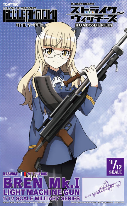 Mitrailleuse légère Tomytec Little Armory Strike Witches Bren Mk.1 modèle