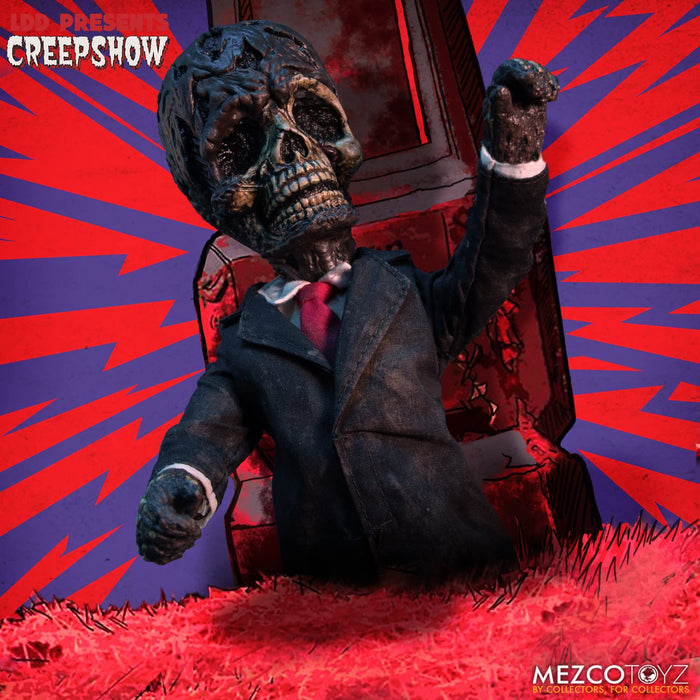 Figurine Nathan Grantham de la fête des pères Creepshow de Mezco Living Dead Dolls