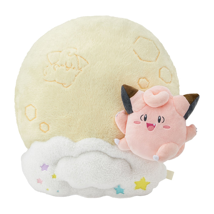 Pokemon Center Luminous Cushion Otsukimi Pippi Soft Plush Pillow