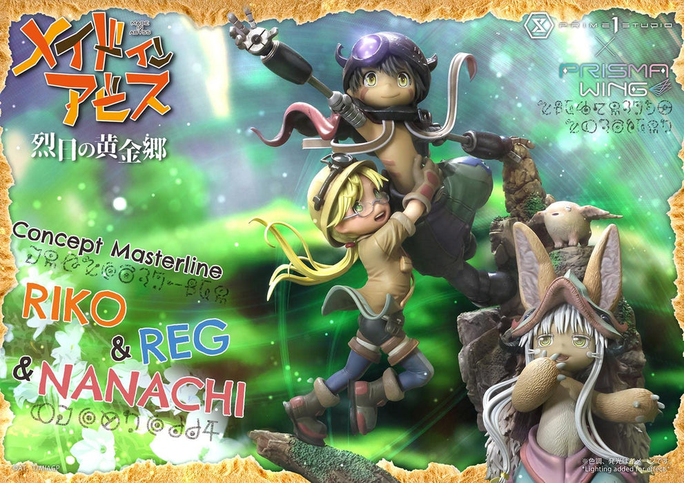 Prime 1 Studio Made In Abyss Concept Masterline Meinya Nanachi Reg Riko Statue