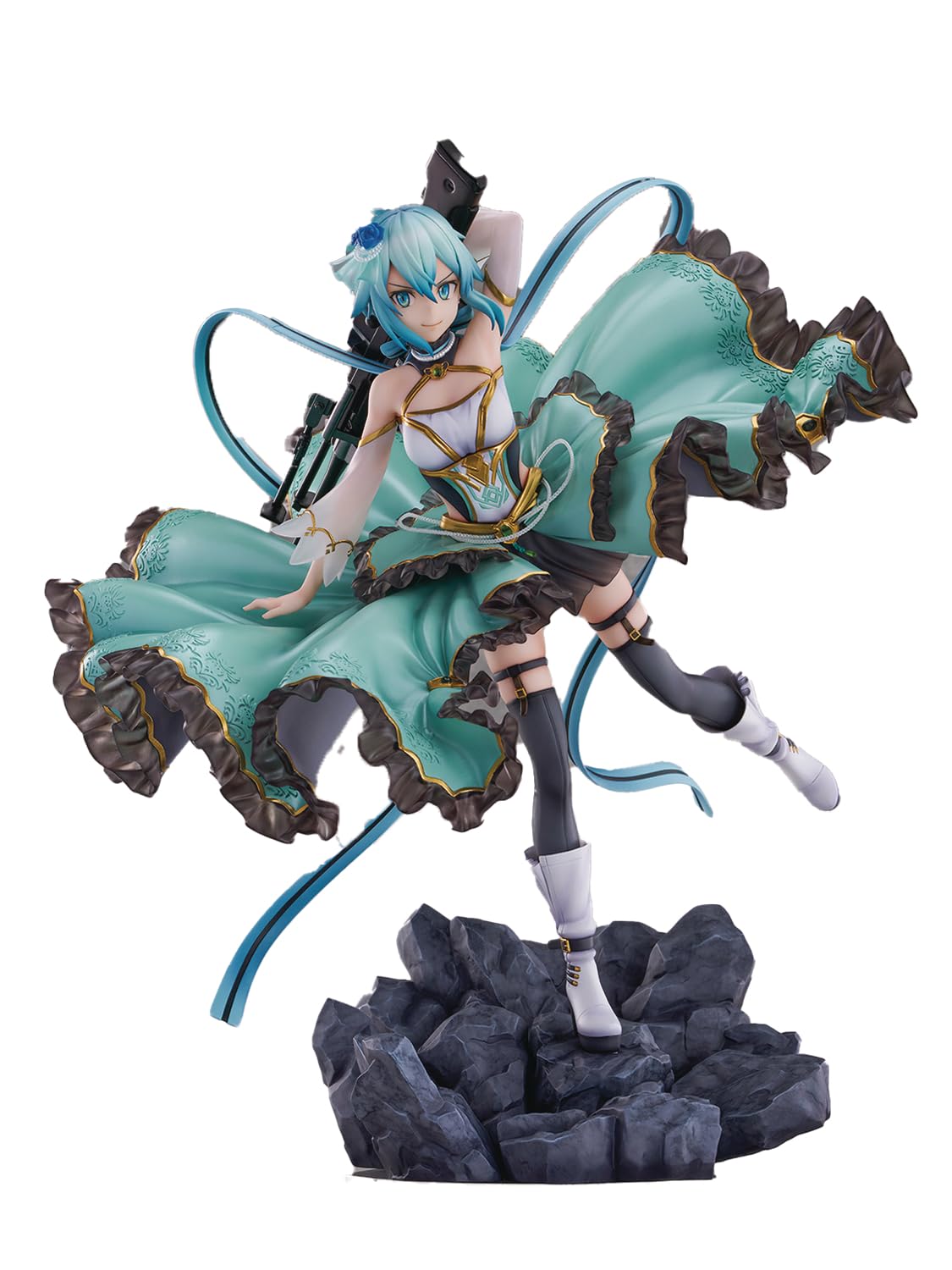 Stream Made-To-Order Sword Art Online Sinon Crystal Dress 1/7 Scale Figure
